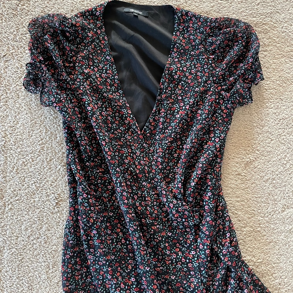 Madewell long floral dress